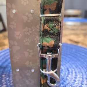 Camo dog collar and leash set L #dogcollar #military